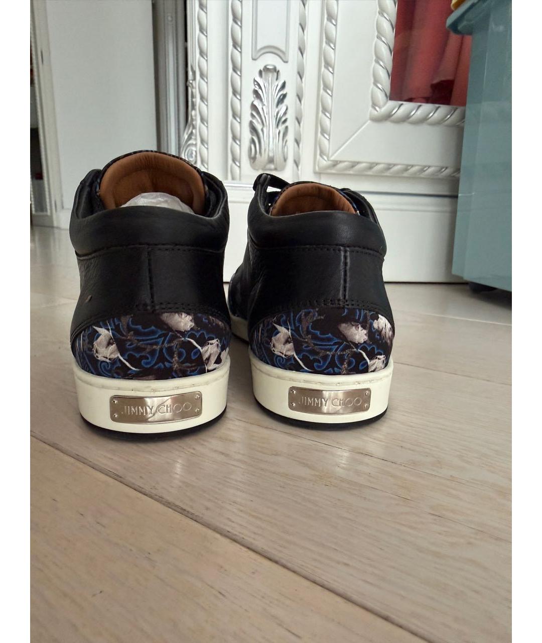 JIMMY CHOO Мульти кожаные кеды, фото 4