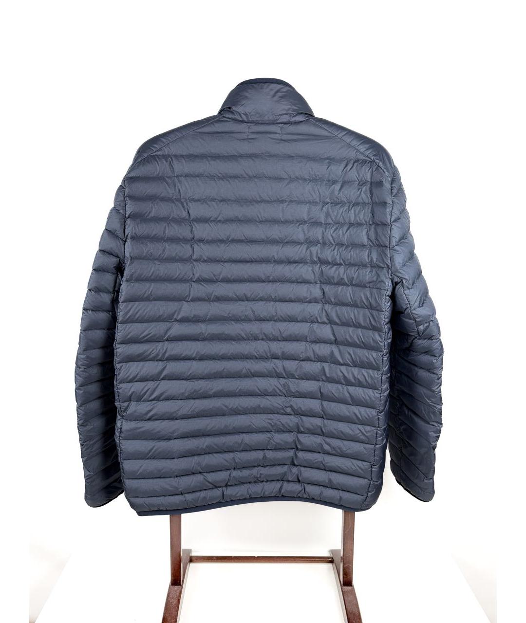 STONE ISLAND Синий полиамидовый пуховик, фото 2