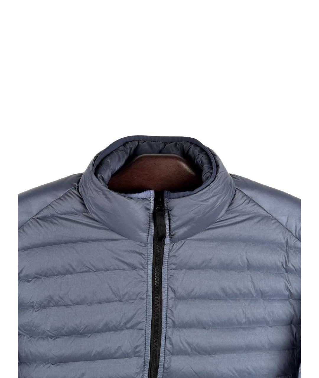 STONE ISLAND Синий полиамидовый пуховик, фото 3