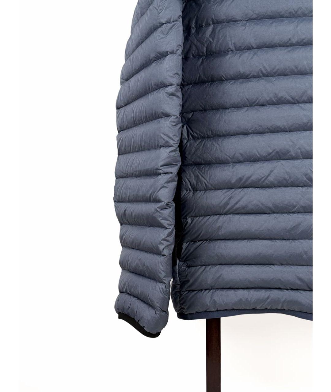 STONE ISLAND Синий полиамидовый пуховик, фото 5