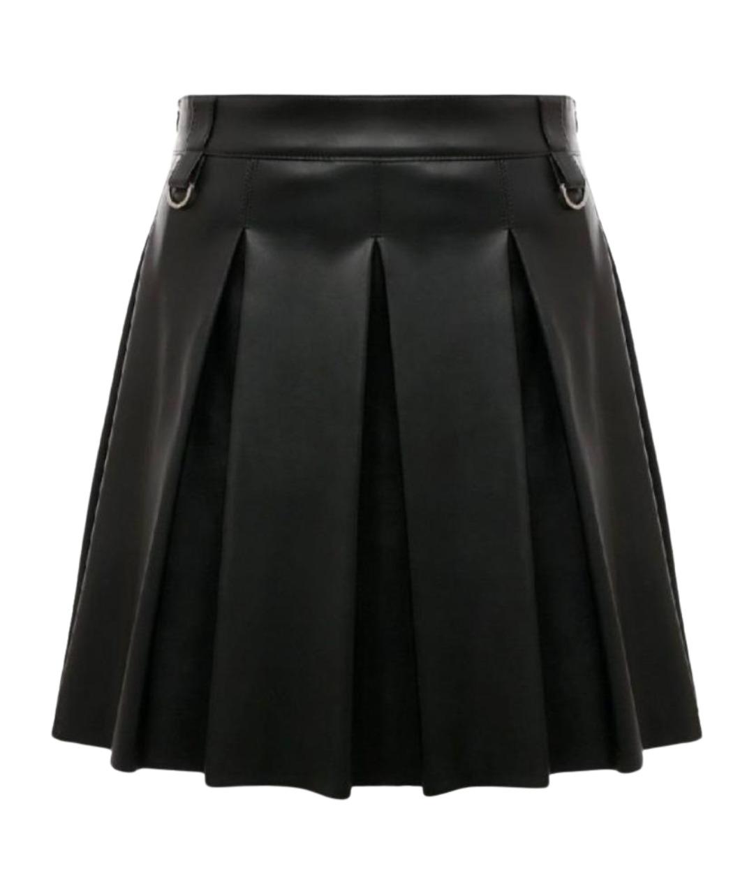 HUGO Черная полиэстеровая юбка мини, фото 1