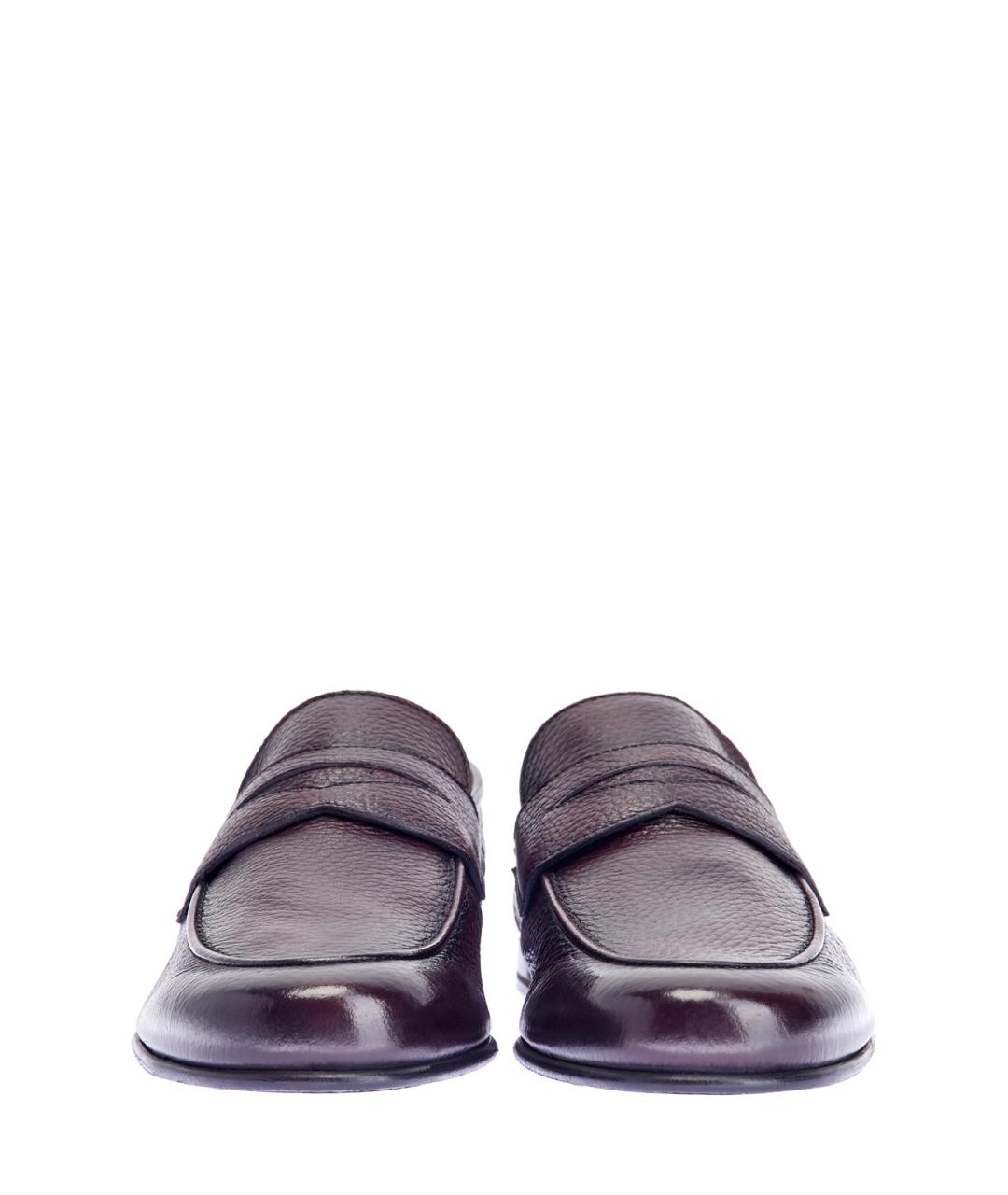 BARRETT Коричневые кожаные лоферы, фото 6