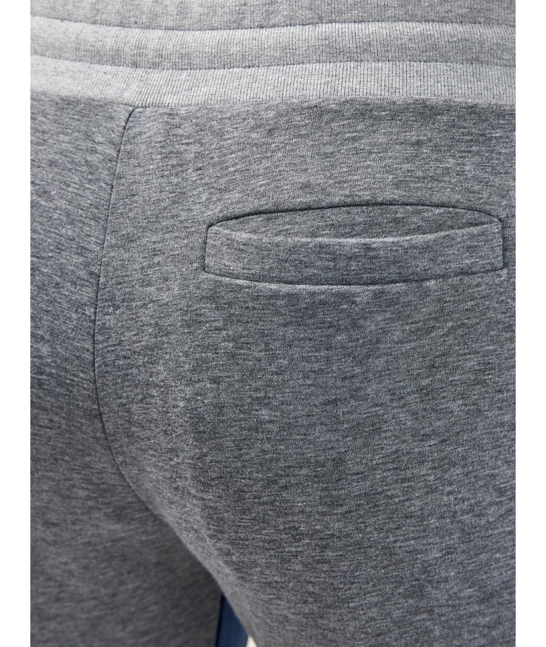 CANALI Серые хлопковые повседневные брюки, фото 6