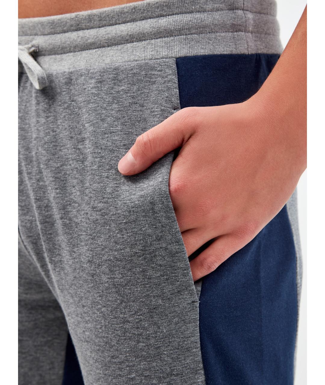 CANALI Серые хлопковые повседневные брюки, фото 5