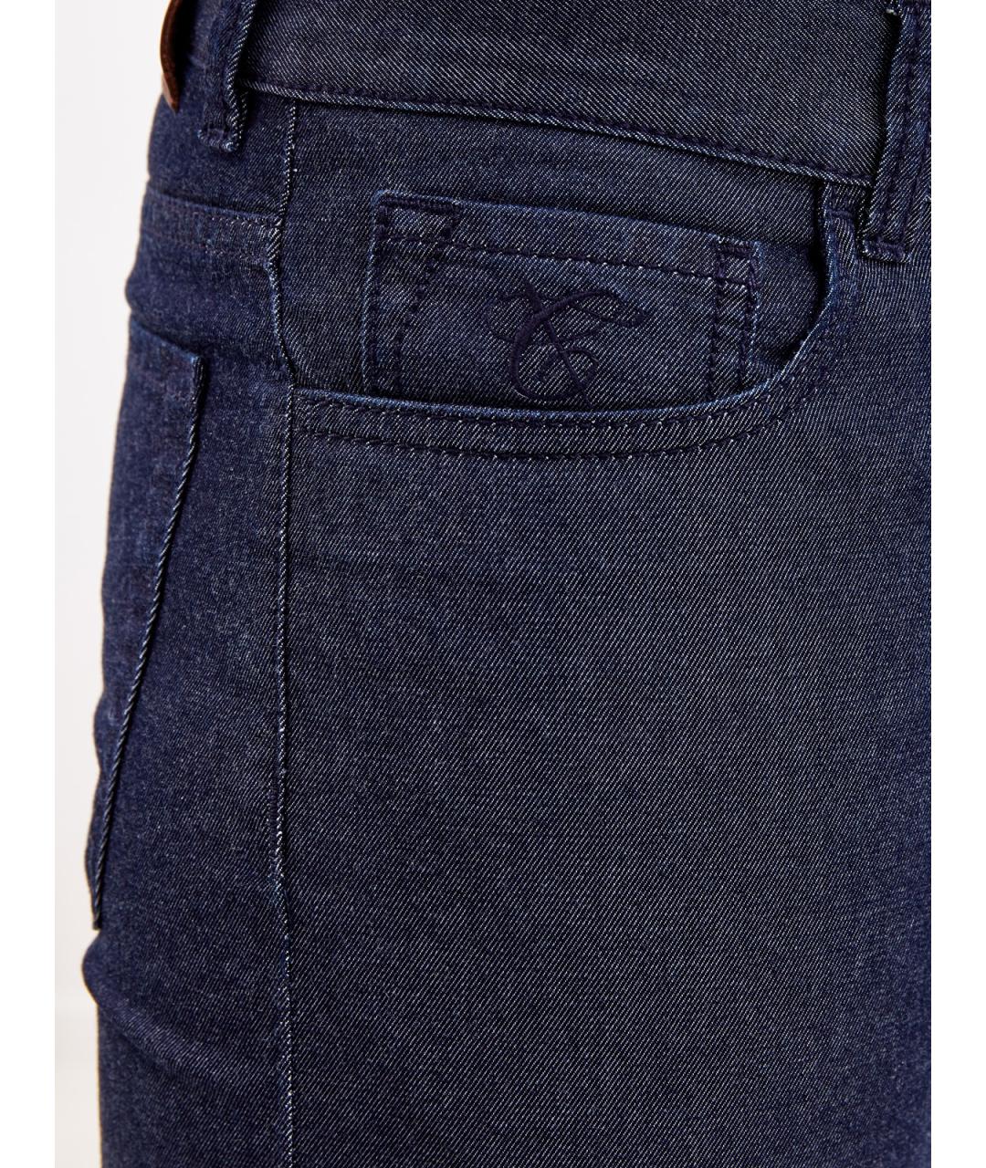 CANALI Синие хлопковые прямые джинсы, фото 5