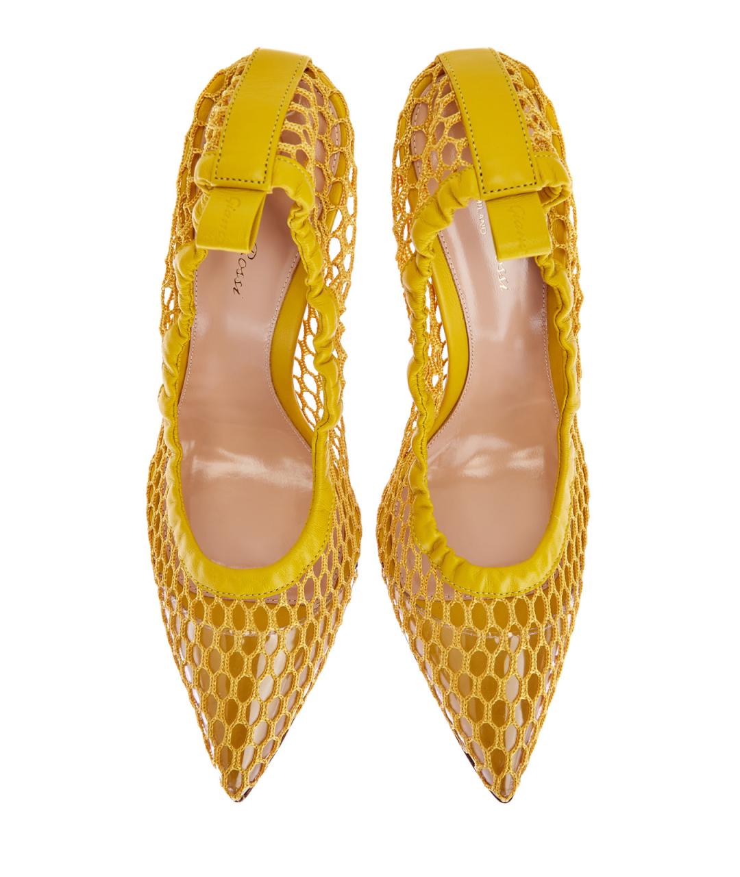 GIANVITO ROSSI Желтые туфли, фото 5