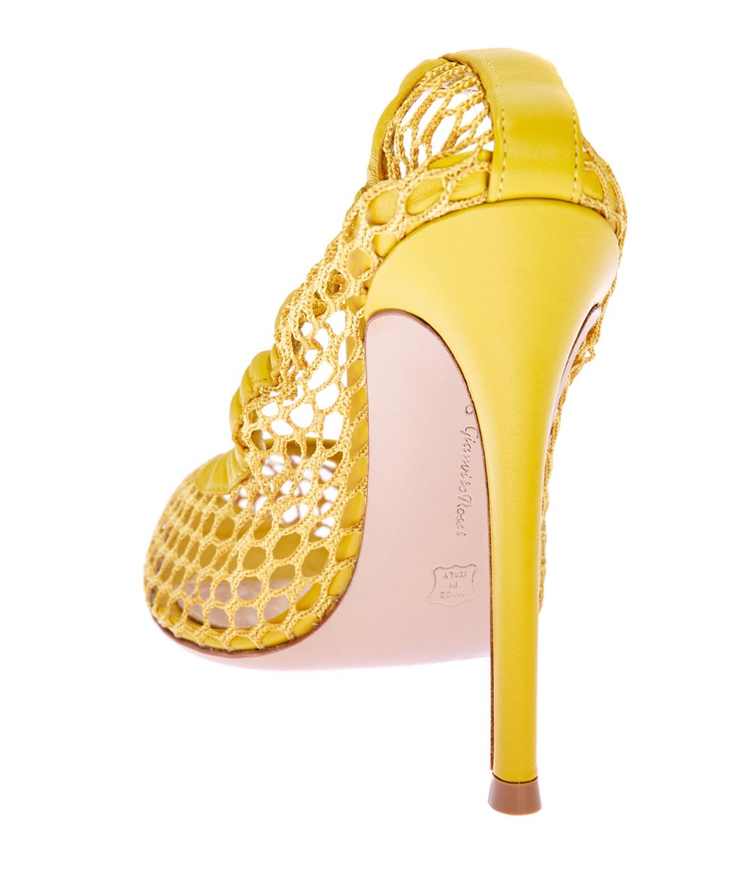 GIANVITO ROSSI Желтые туфли, фото 4