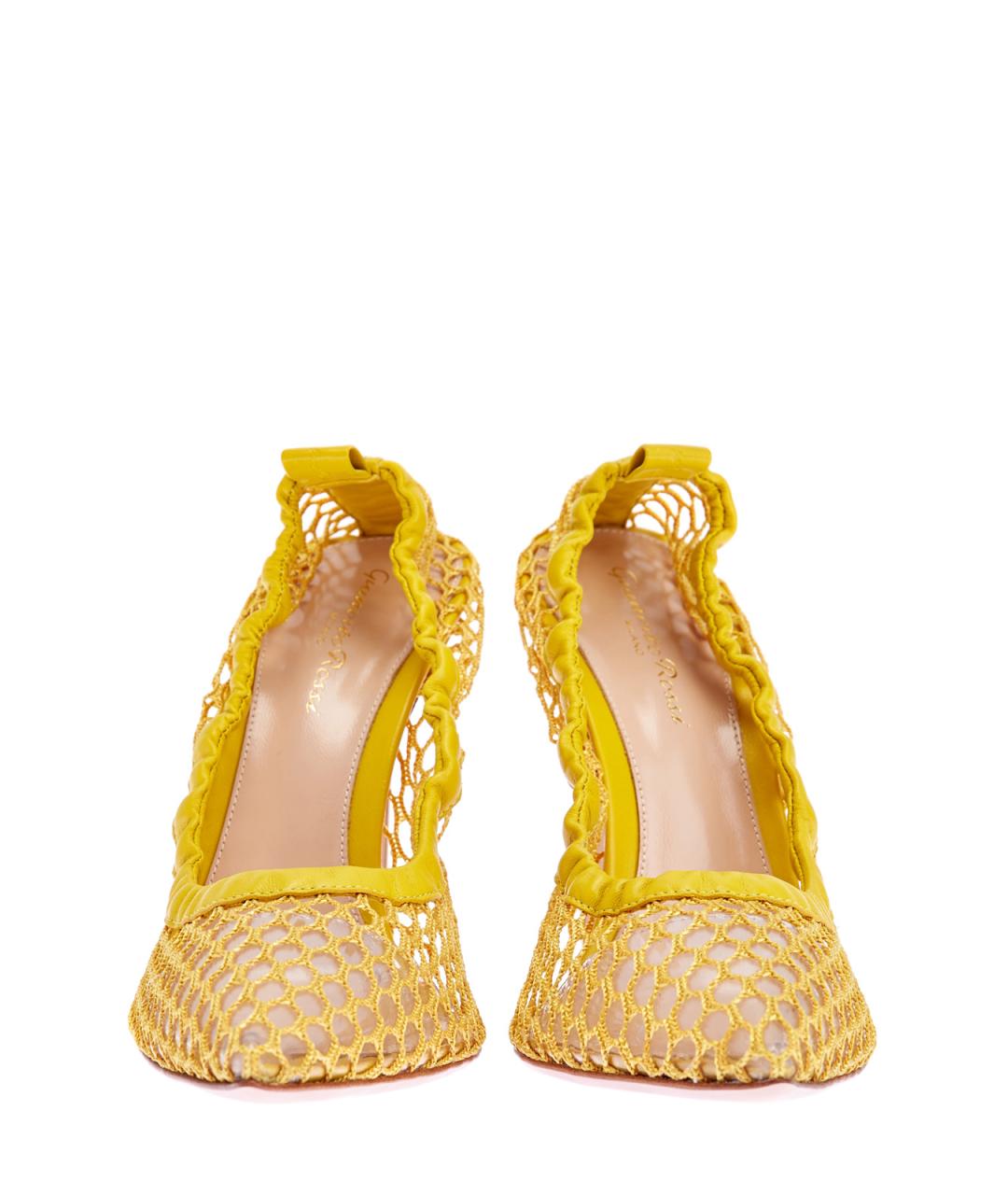 GIANVITO ROSSI Желтые туфли, фото 6