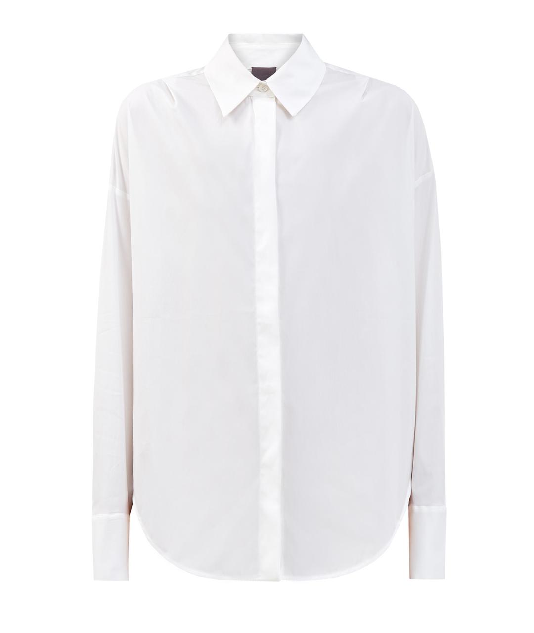 LORENA ANTONIAZZI Белая хлопковая рубашка, фото 1