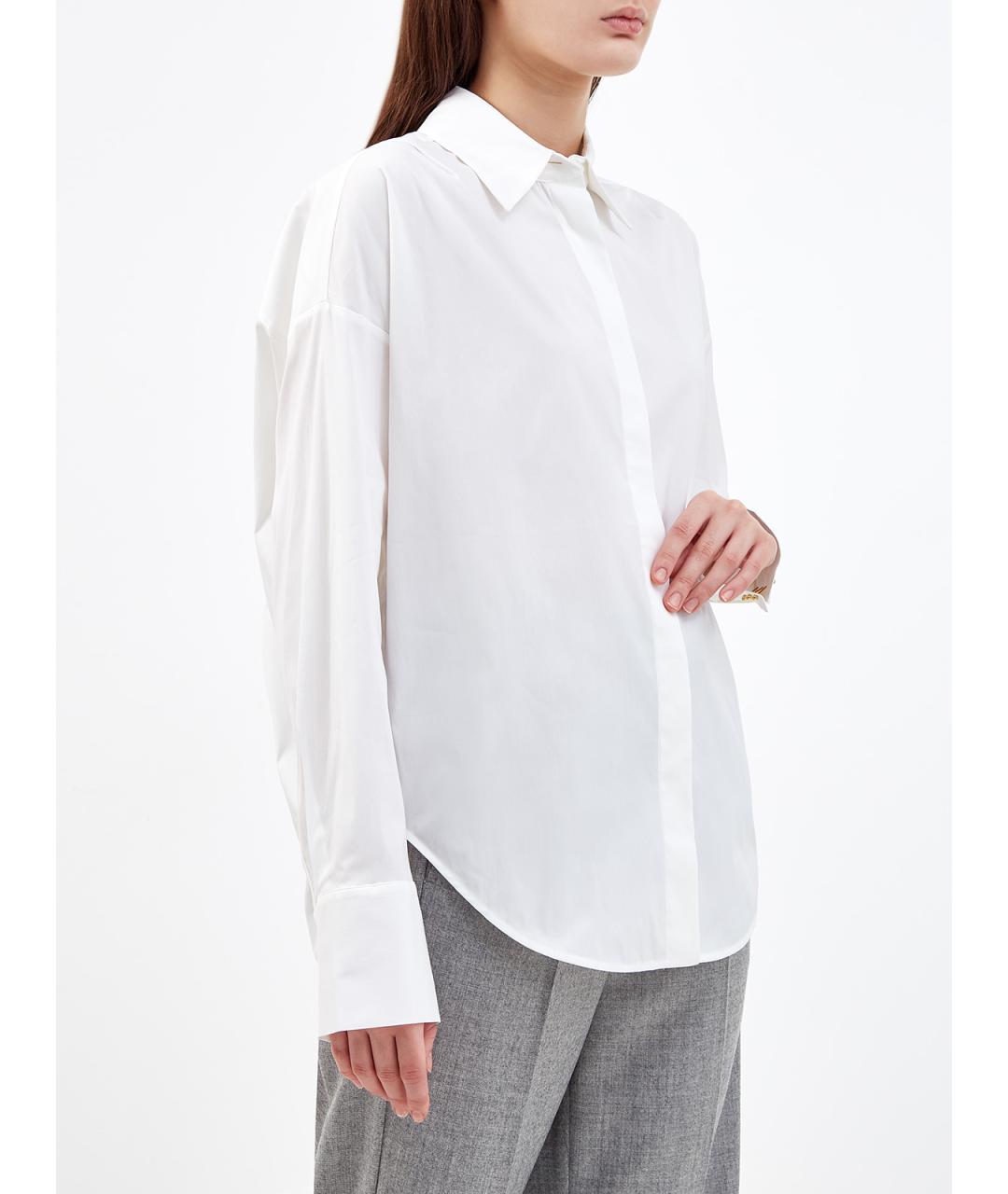 LORENA ANTONIAZZI Белая хлопковая рубашка, фото 3