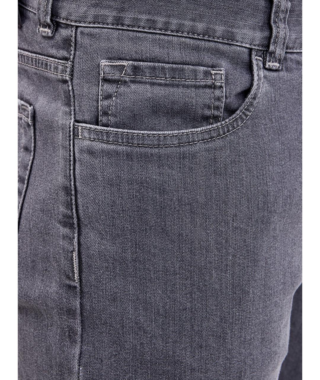 CANALI Серые хлопковые джинсы скинни, фото 5
