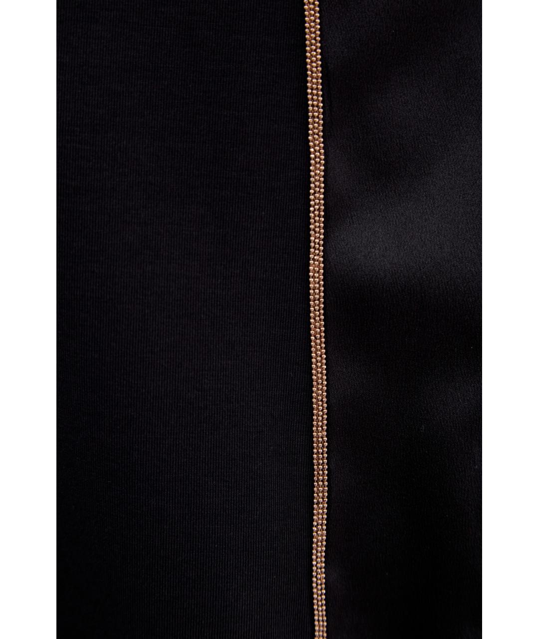 BRUNELLO CUCINELLI Черное хлопковое повседневное платье, фото 5