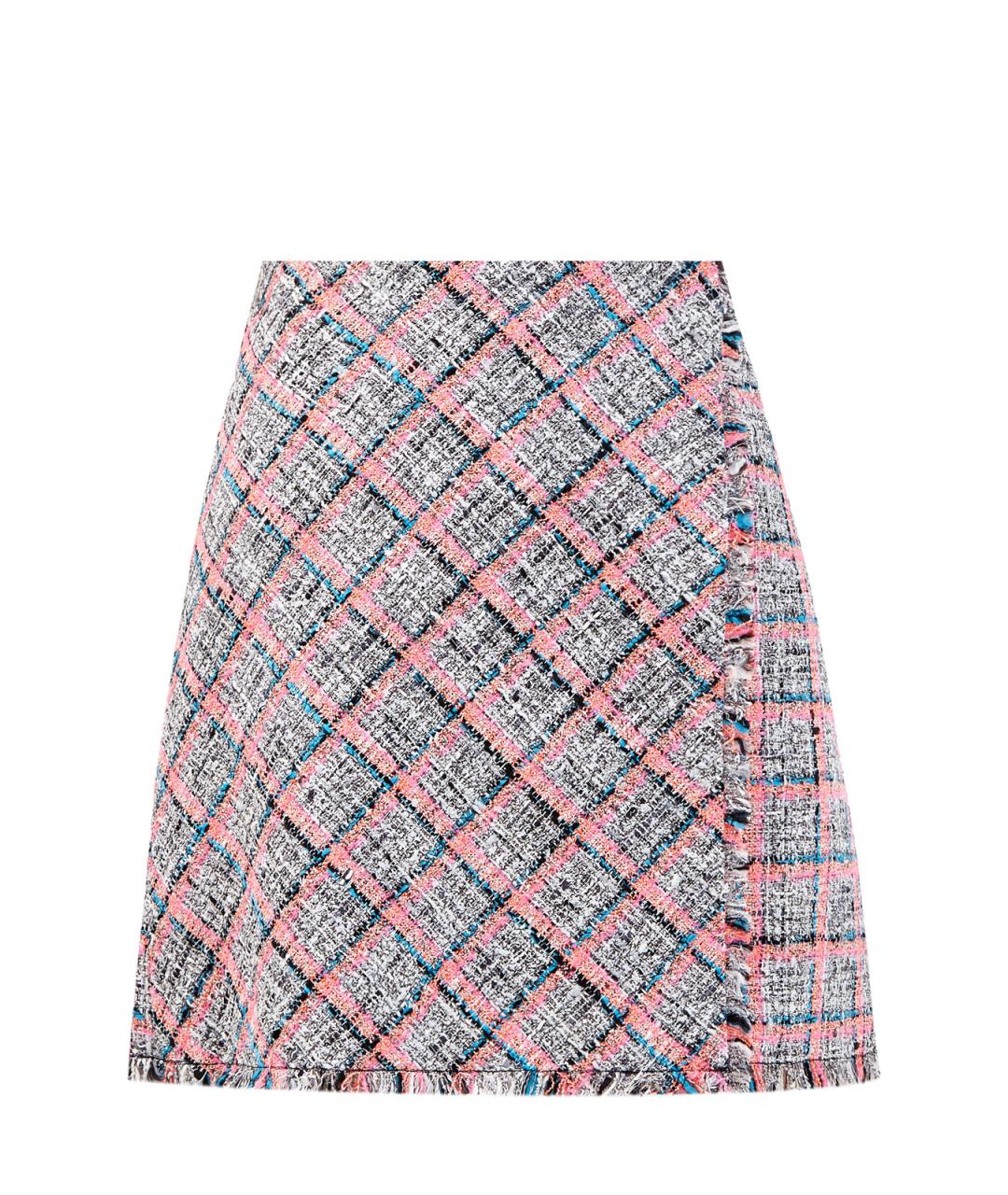 KARL LAGERFELD Мульти хлопковая юбка мини, фото 1