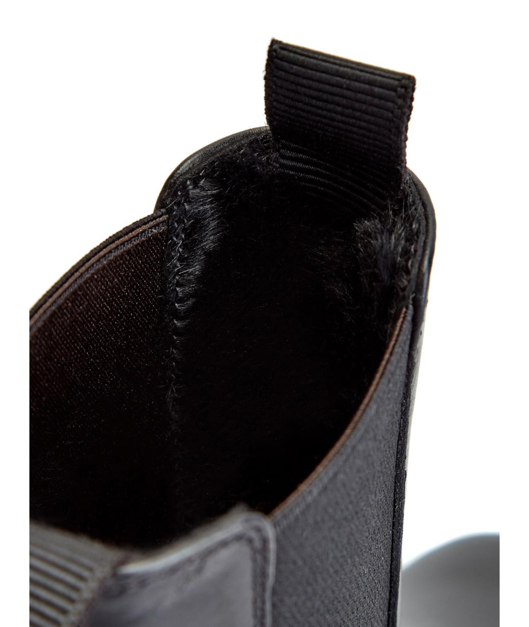 GIANVITO ROSSI Черные кожаные полусапоги, фото 6