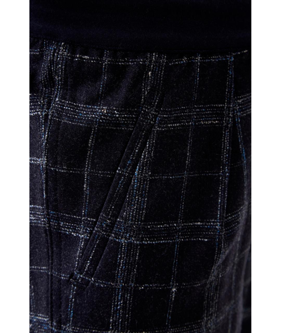 LORENA ANTONIAZZI Синие шерстяные брюки узкие, фото 5