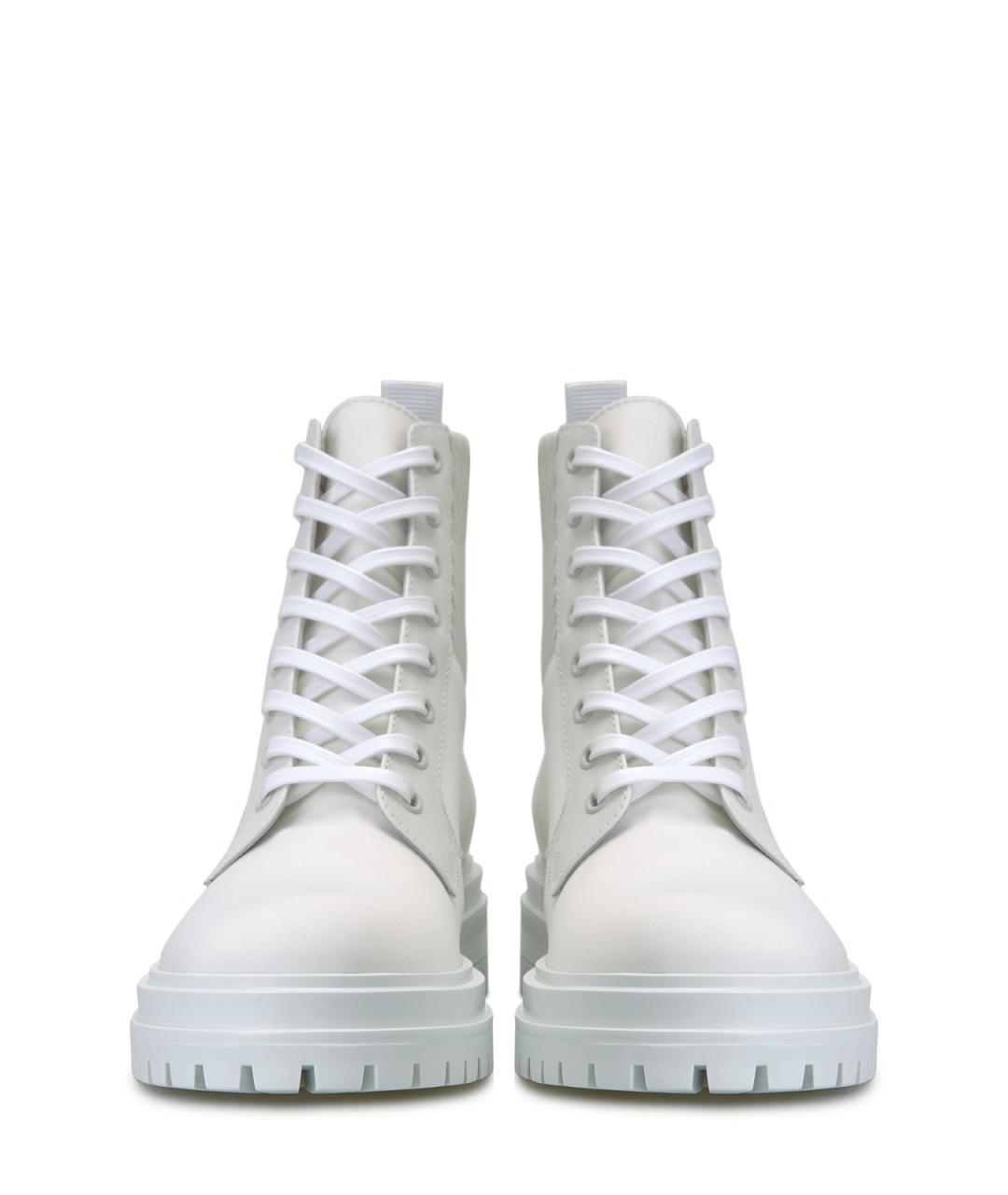 GIANVITO ROSSI Белые кожаные ботинки, фото 5