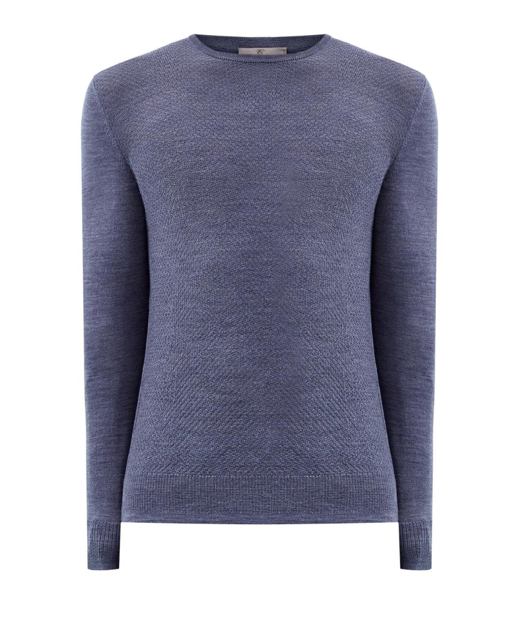 CANALI Синий шерстяной джемпер / свитер, фото 1