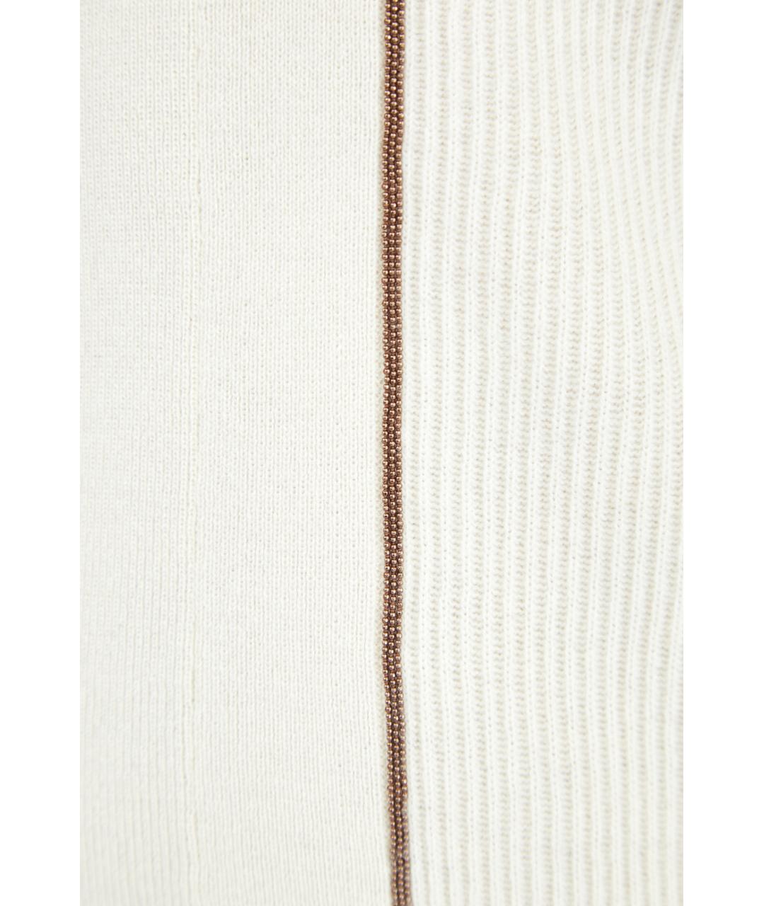 BRUNELLO CUCINELLI Белый кашемировый джемпер / свитер, фото 5