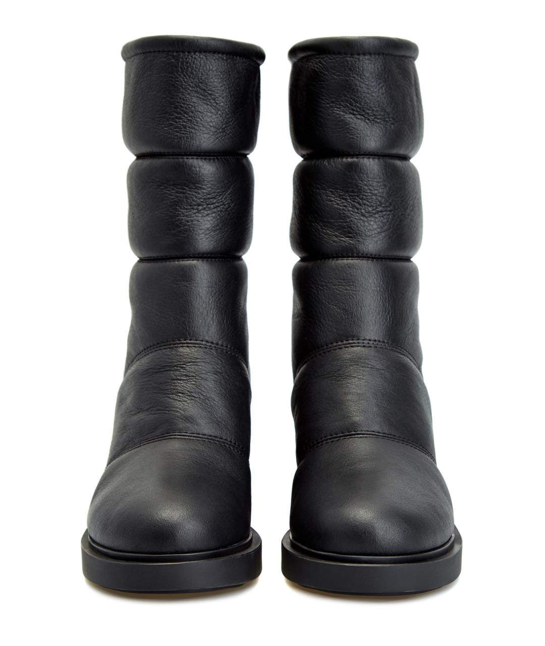 GIANVITO ROSSI Черные кожаные сапоги, фото 5