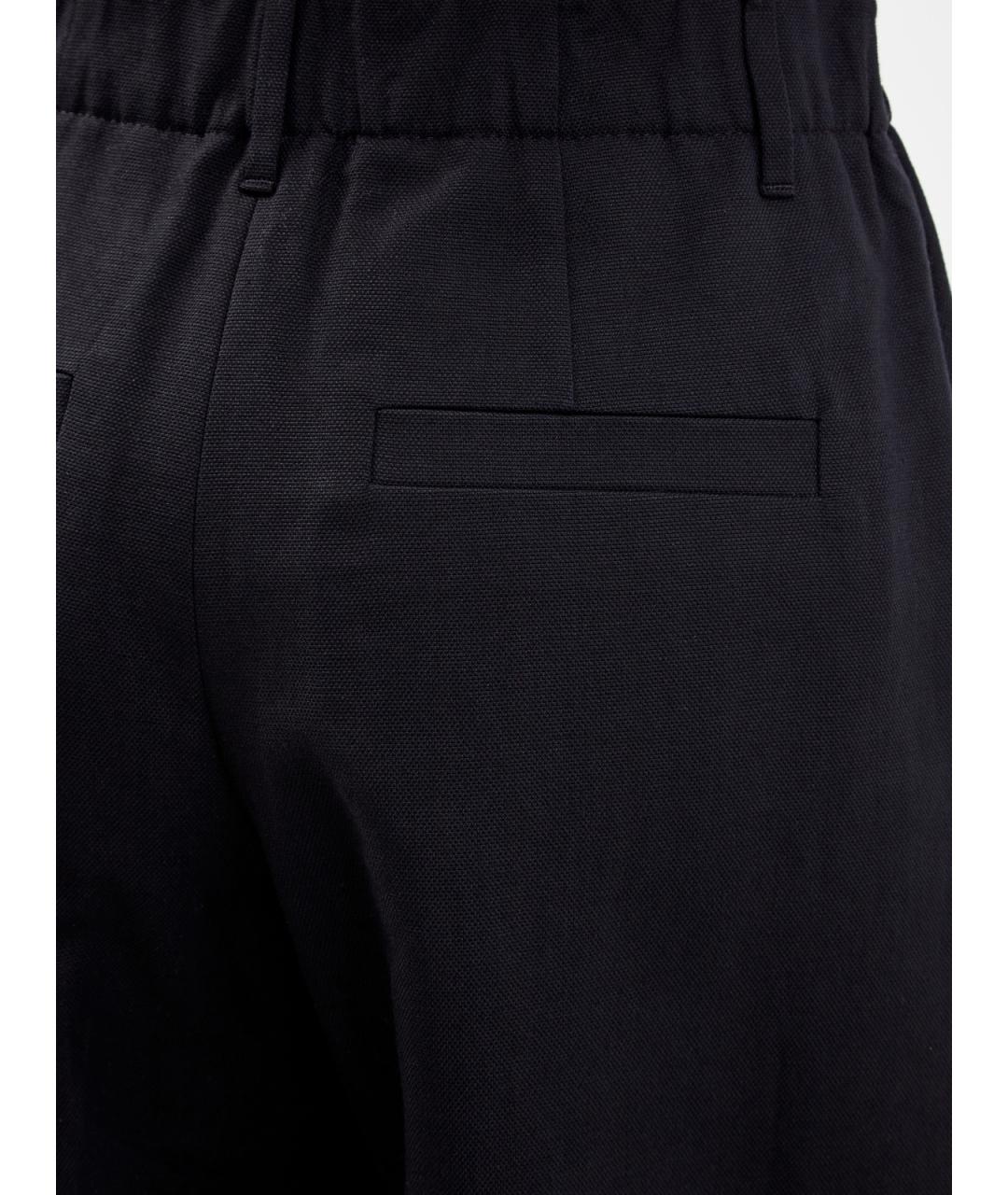 BRUNELLO CUCINELLI Черные льняные шорты, фото 6