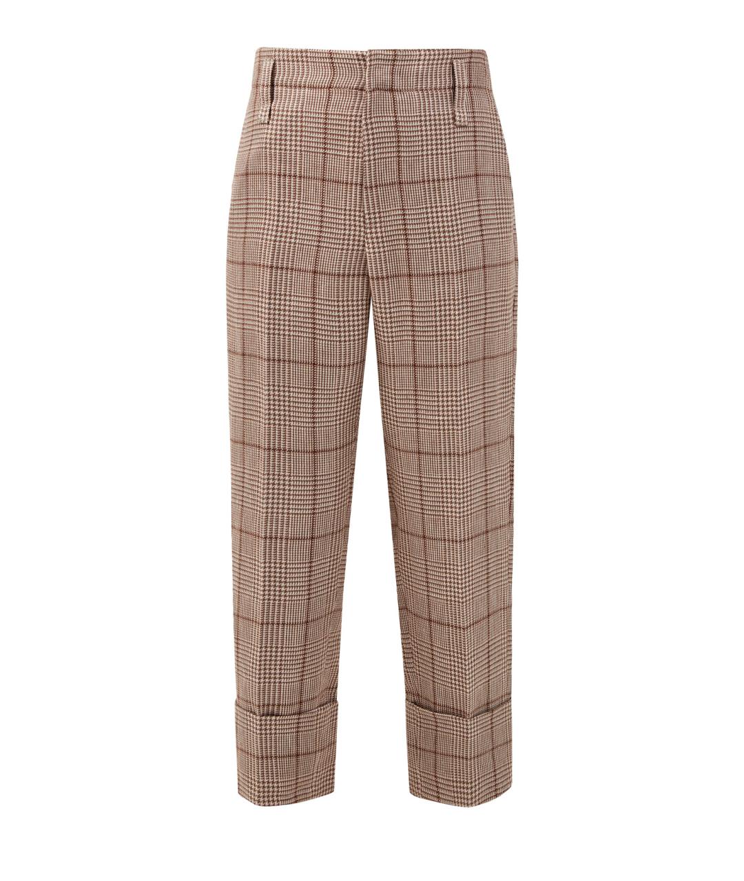 BRUNELLO CUCINELLI Мульти льняные прямые брюки, фото 1