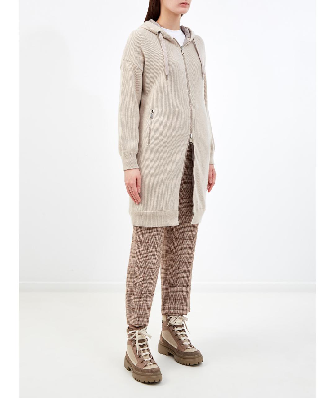 BRUNELLO CUCINELLI Мульти льняные прямые брюки, фото 2