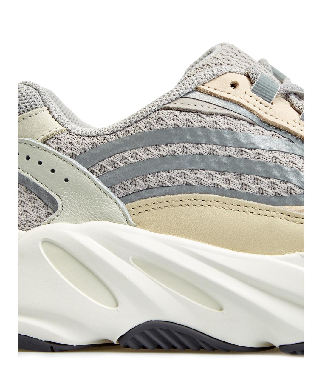 ADIDAS YEEZY Серые текстильные низкие кроссовки / кеды, фото 5