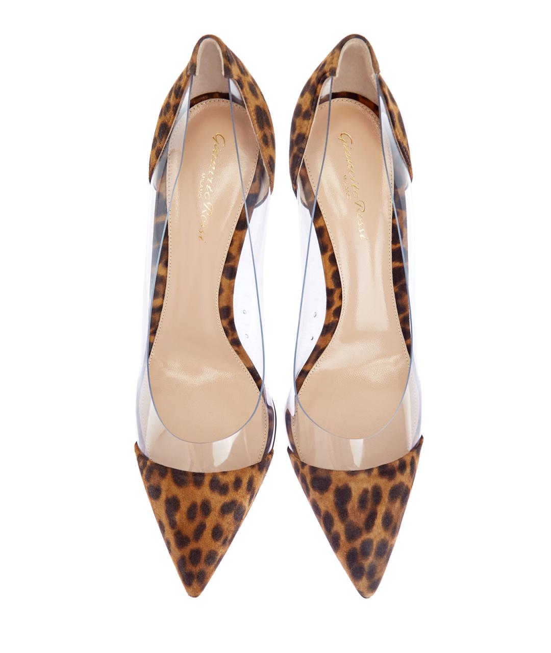 GIANVITO ROSSI Коричневые замшевые туфли, фото 5