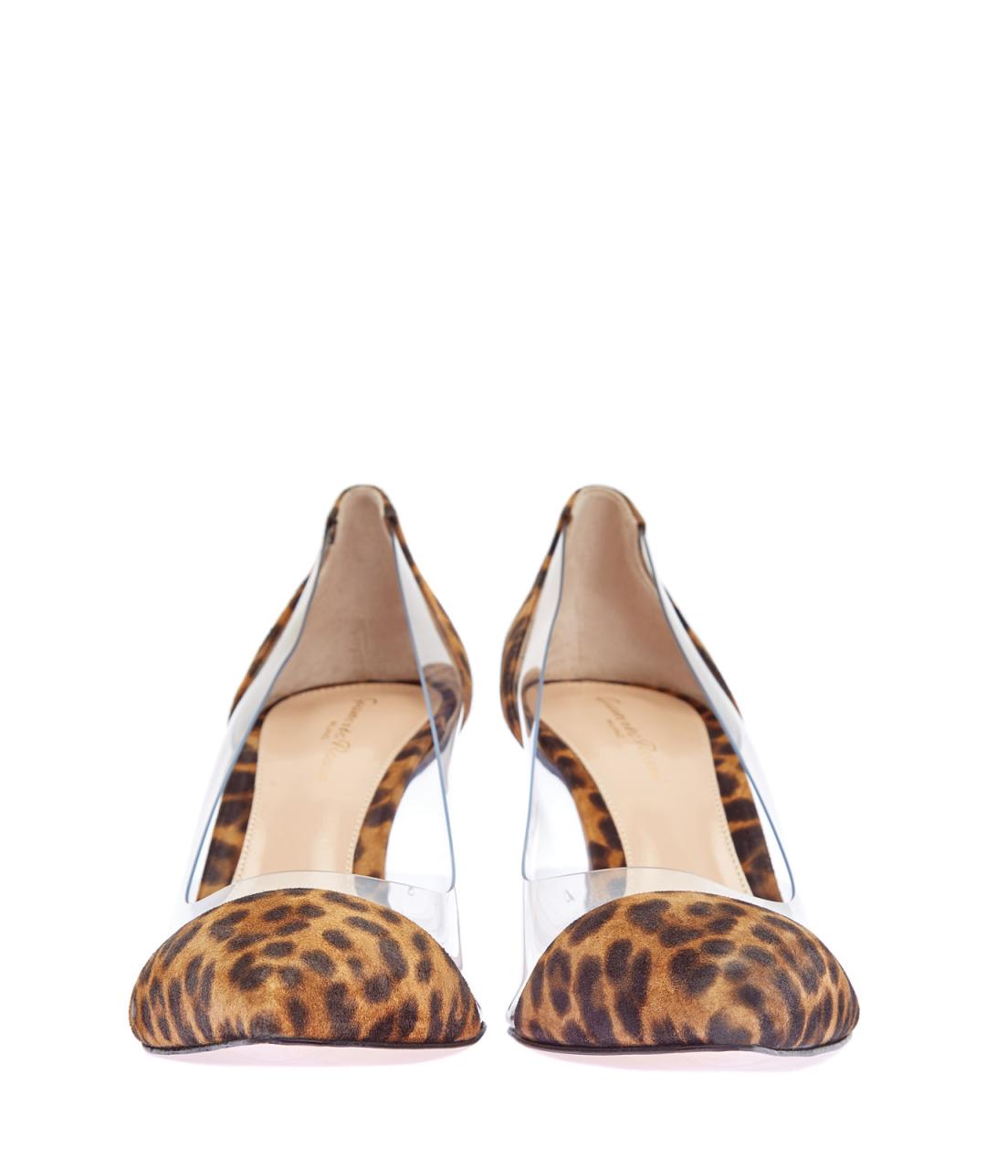 GIANVITO ROSSI Коричневые замшевые туфли, фото 6