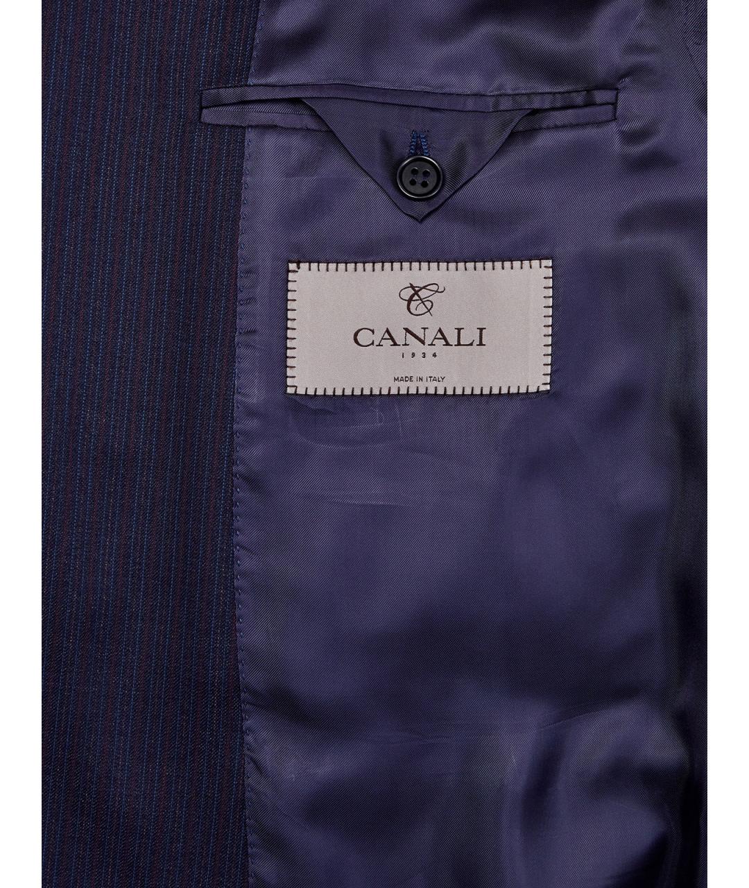 CANALI Синий классический костюм, фото 4