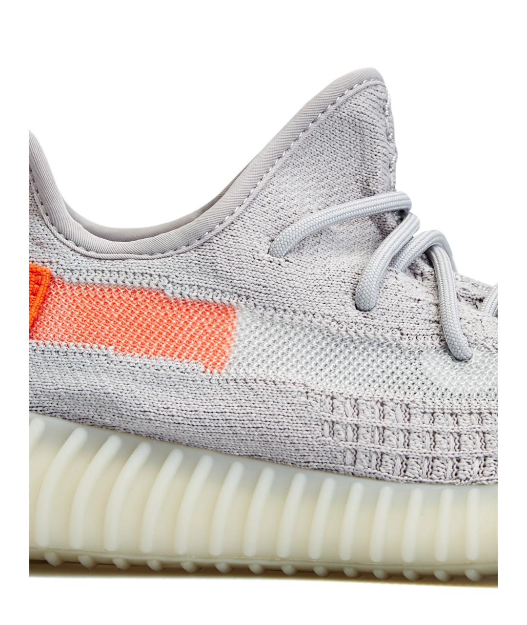 YEEZY Серые текстильные низкие кроссовки / кеды, фото 4