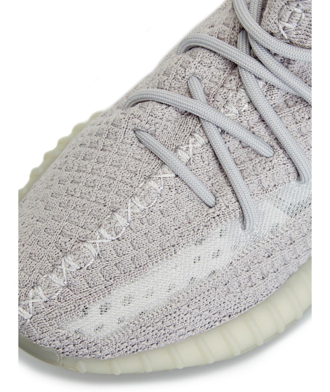 YEEZY Серые текстильные низкие кроссовки / кеды, фото 5