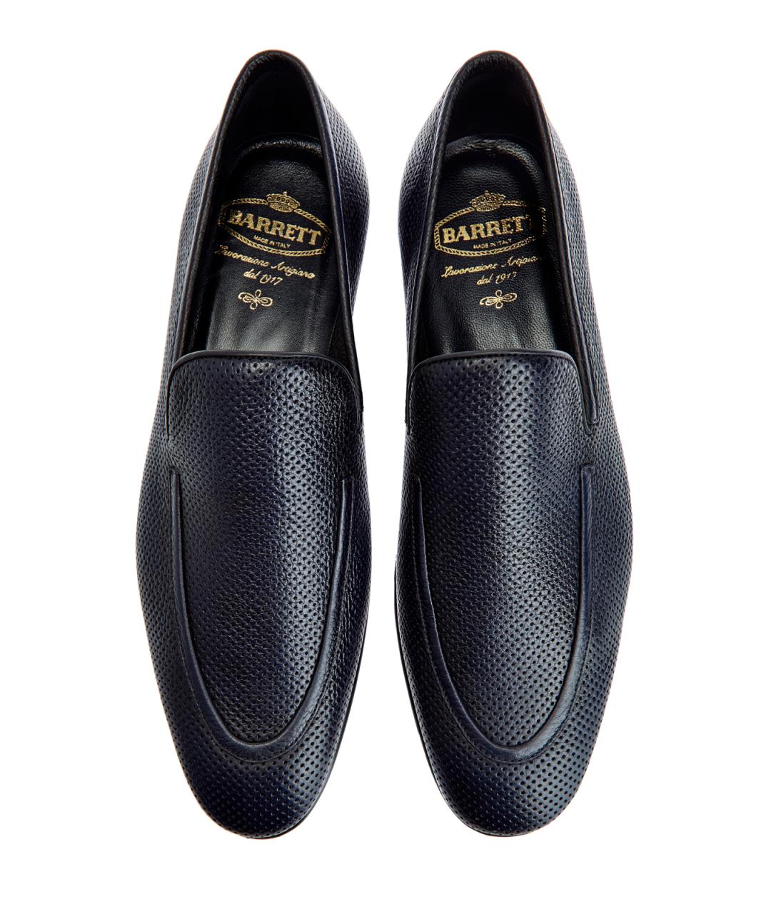 BARRETT Синие кожаные лоферы, фото 5