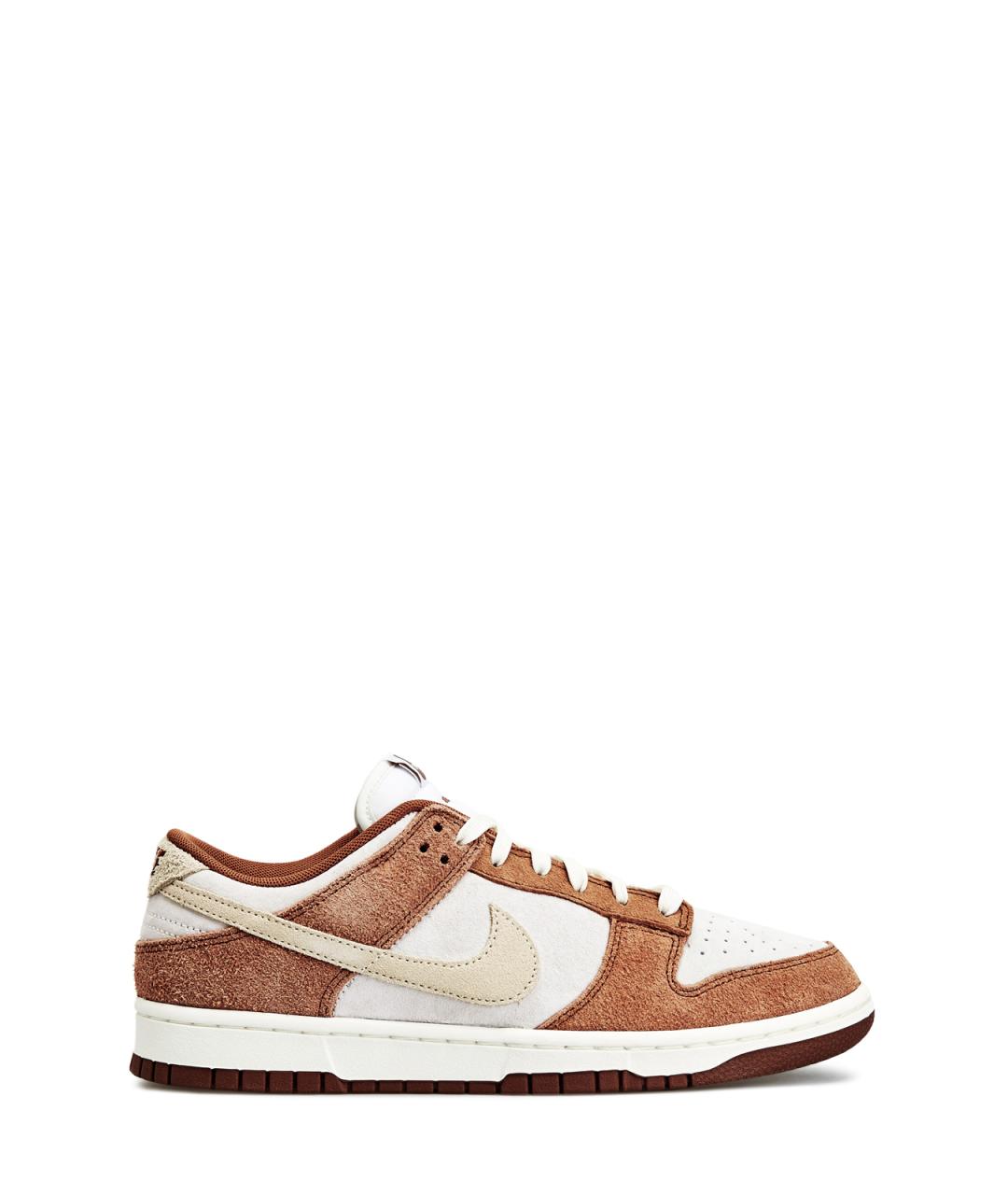 NIKE Коричневые замшевые низкие кроссовки / кеды, фото 1