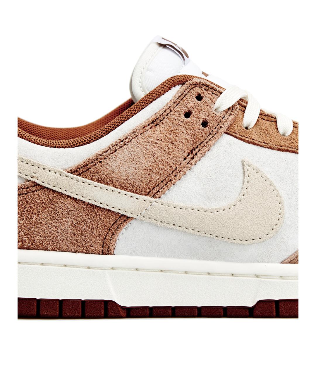 NIKE Коричневые замшевые низкие кроссовки / кеды, фото 5