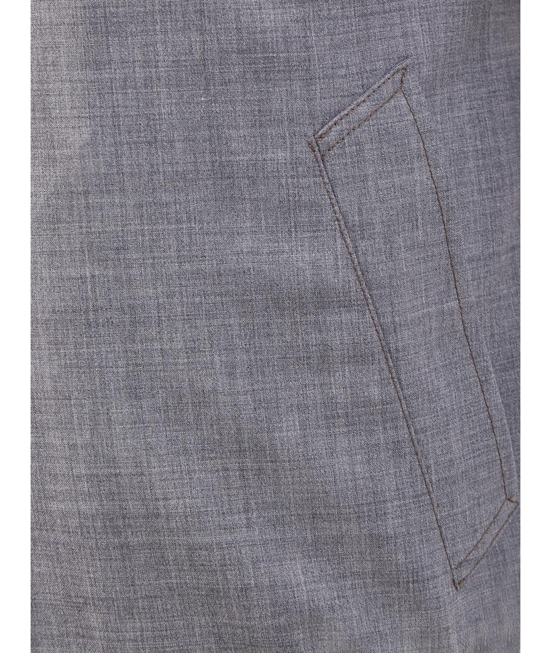 CANALI Серая шерстяная куртка, фото 5