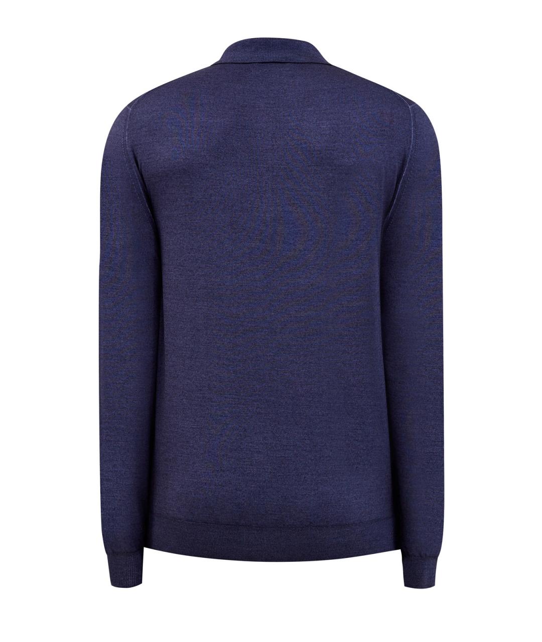 CANALI Синий шерстяной джемпер / свитер, фото 2