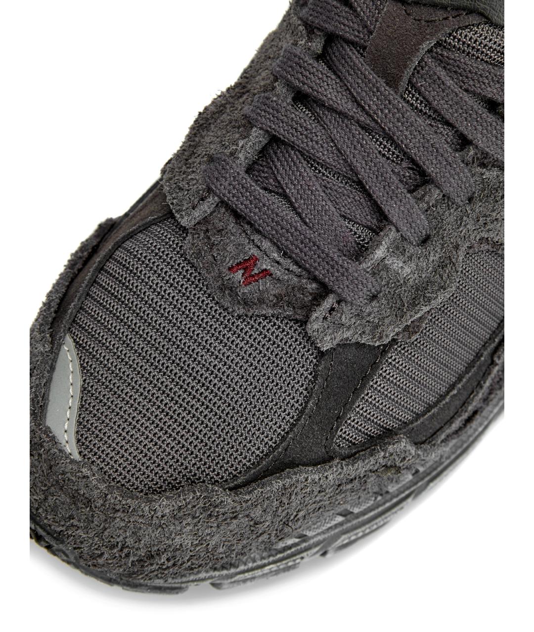 NEW BALANCE Черные замшевые низкие кроссовки / кеды, фото 6