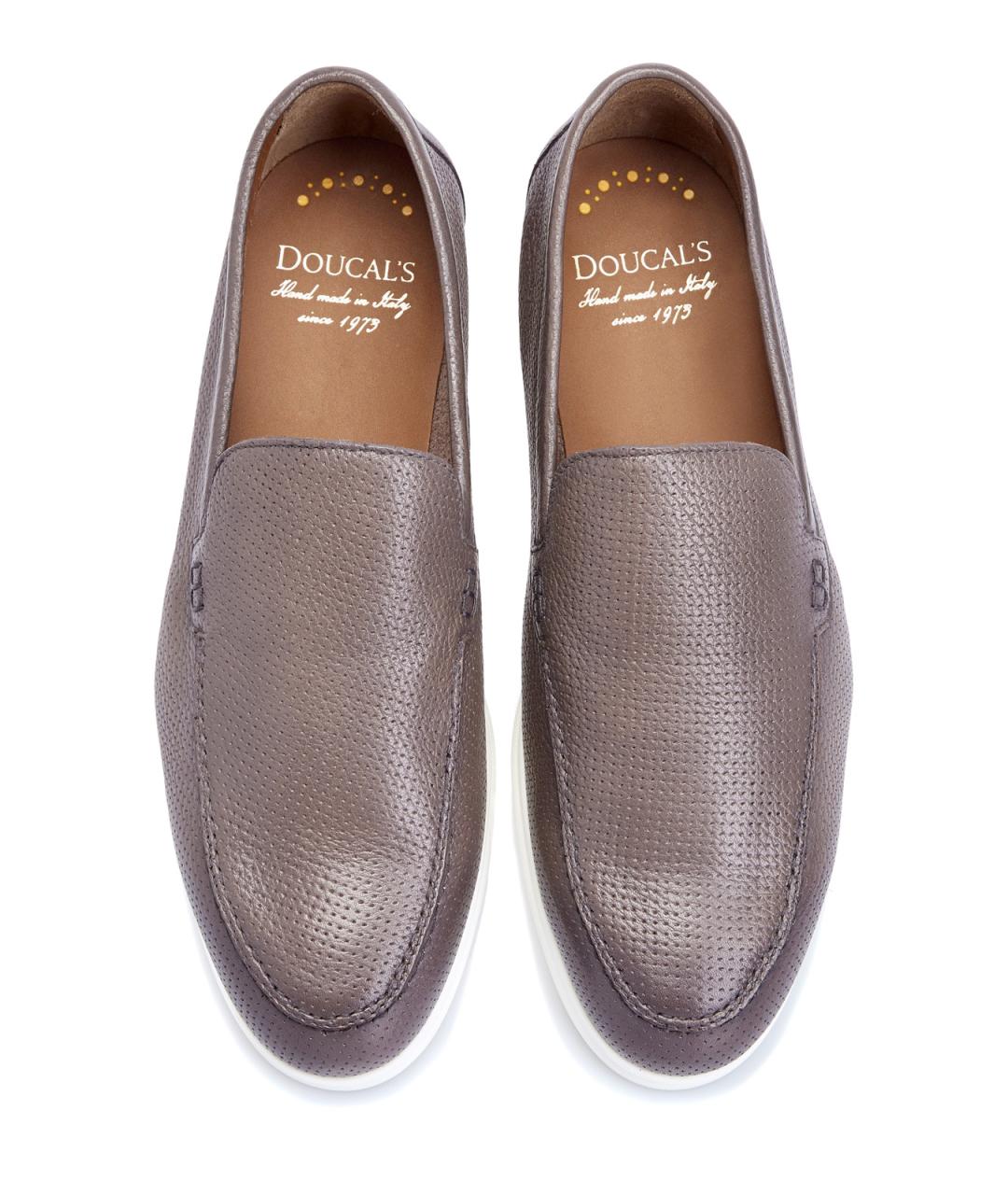 DOUCAL'S Коричневые кожаные лоферы, фото 5