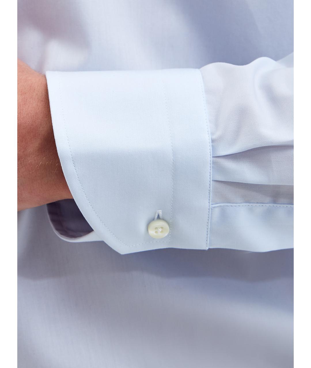 CANALI Голубая хлопковая кэжуал рубашка, фото 5