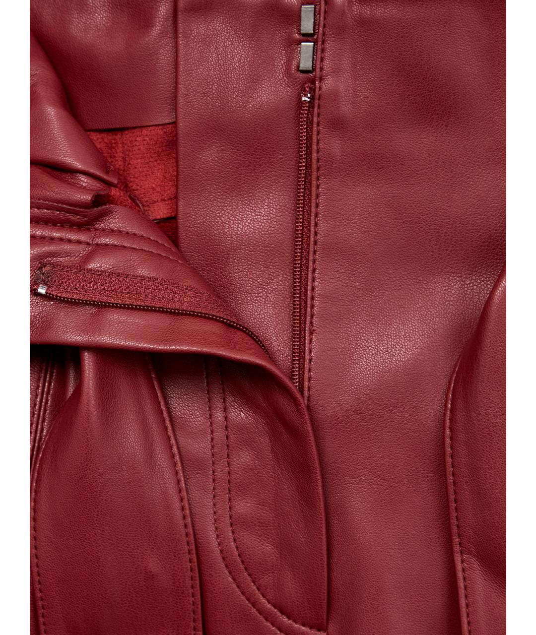 KARL LAGERFELD Красные прямые брюки, фото 7