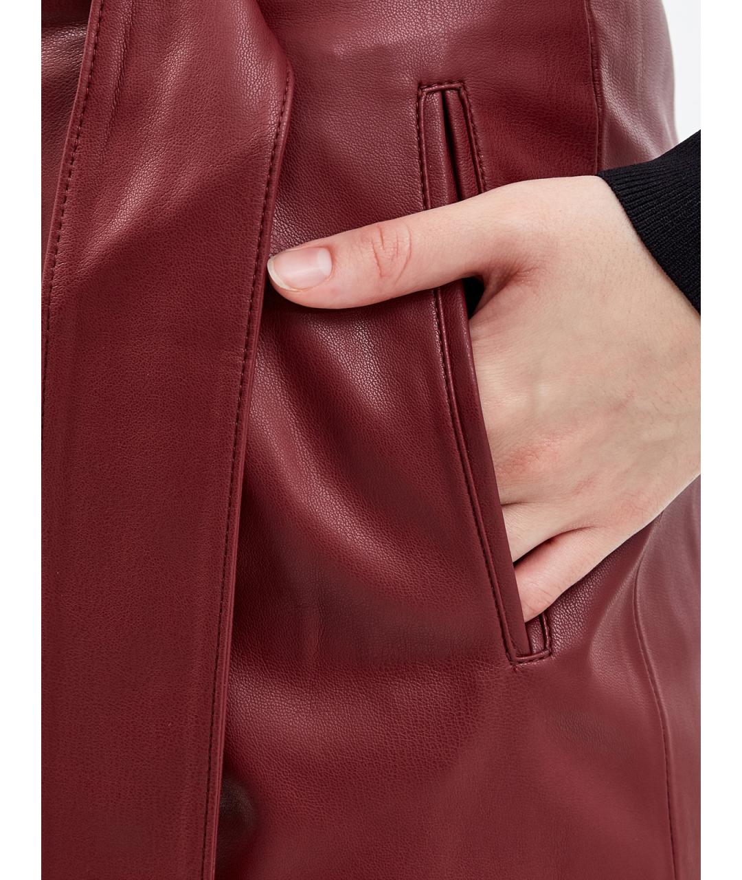 KARL LAGERFELD Красные прямые брюки, фото 6