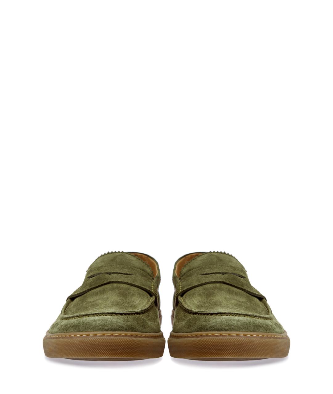 BARRETT Хаки замшевые лоферы, фото 6