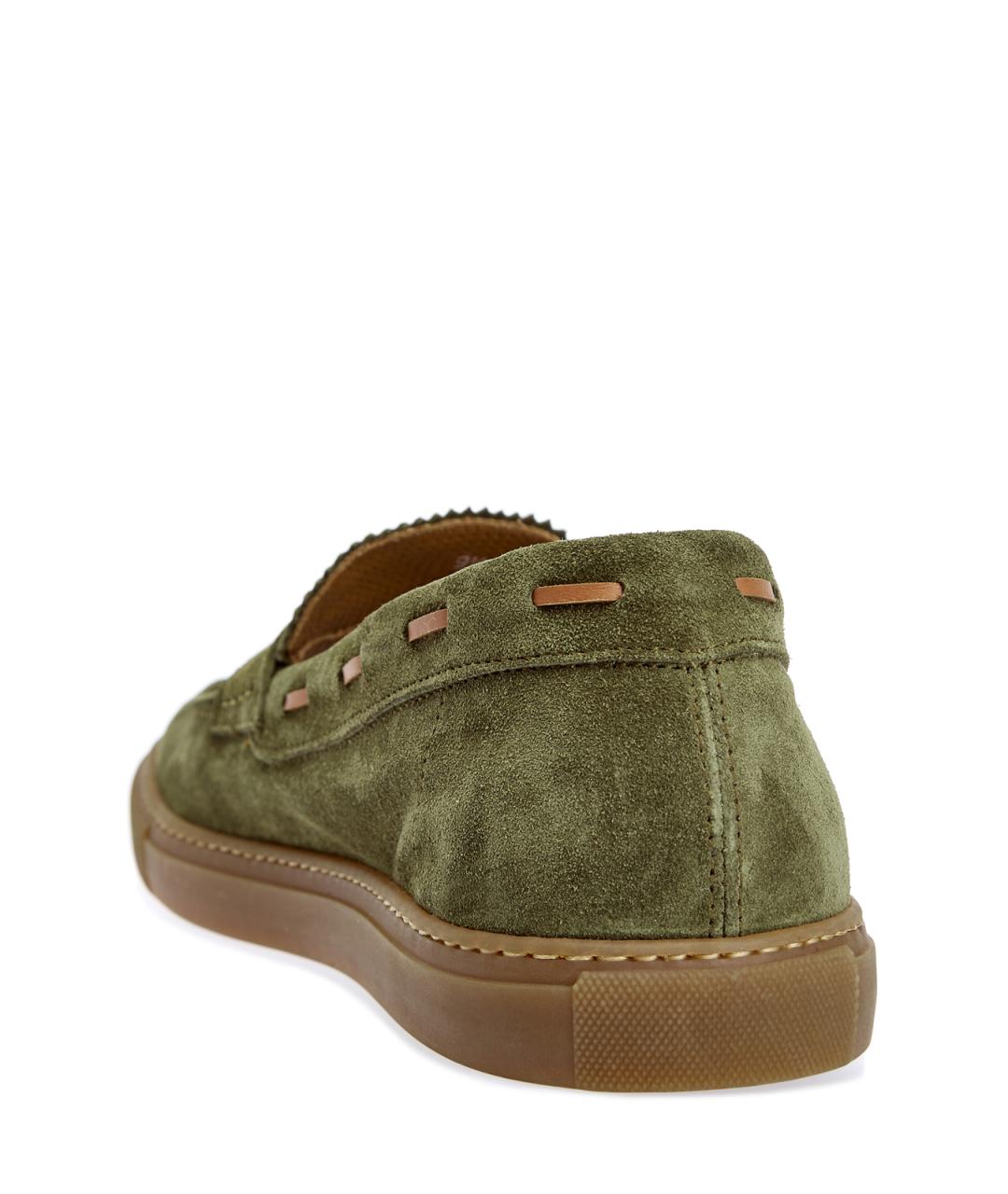 BARRETT Хаки замшевые лоферы, фото 4