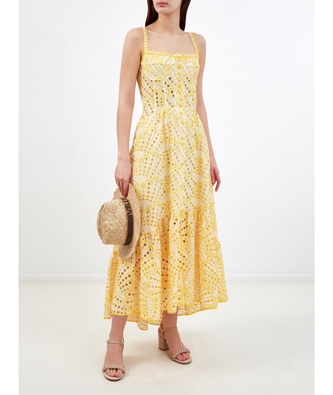 GIANVITO ROSSI Бежевые кожаные босоножки, фото 7