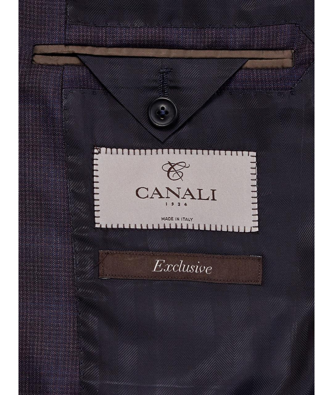 CANALI Фиолетовый классический костюм, фото 8
