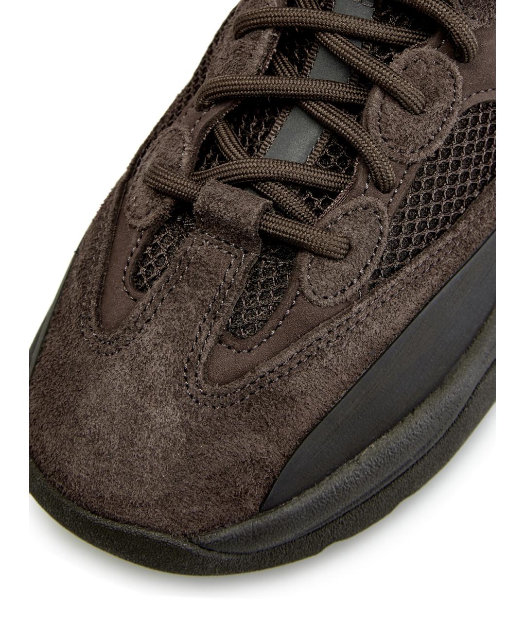 ADIDAS YEEZY Коричневые текстильные низкие ботинки, фото 4