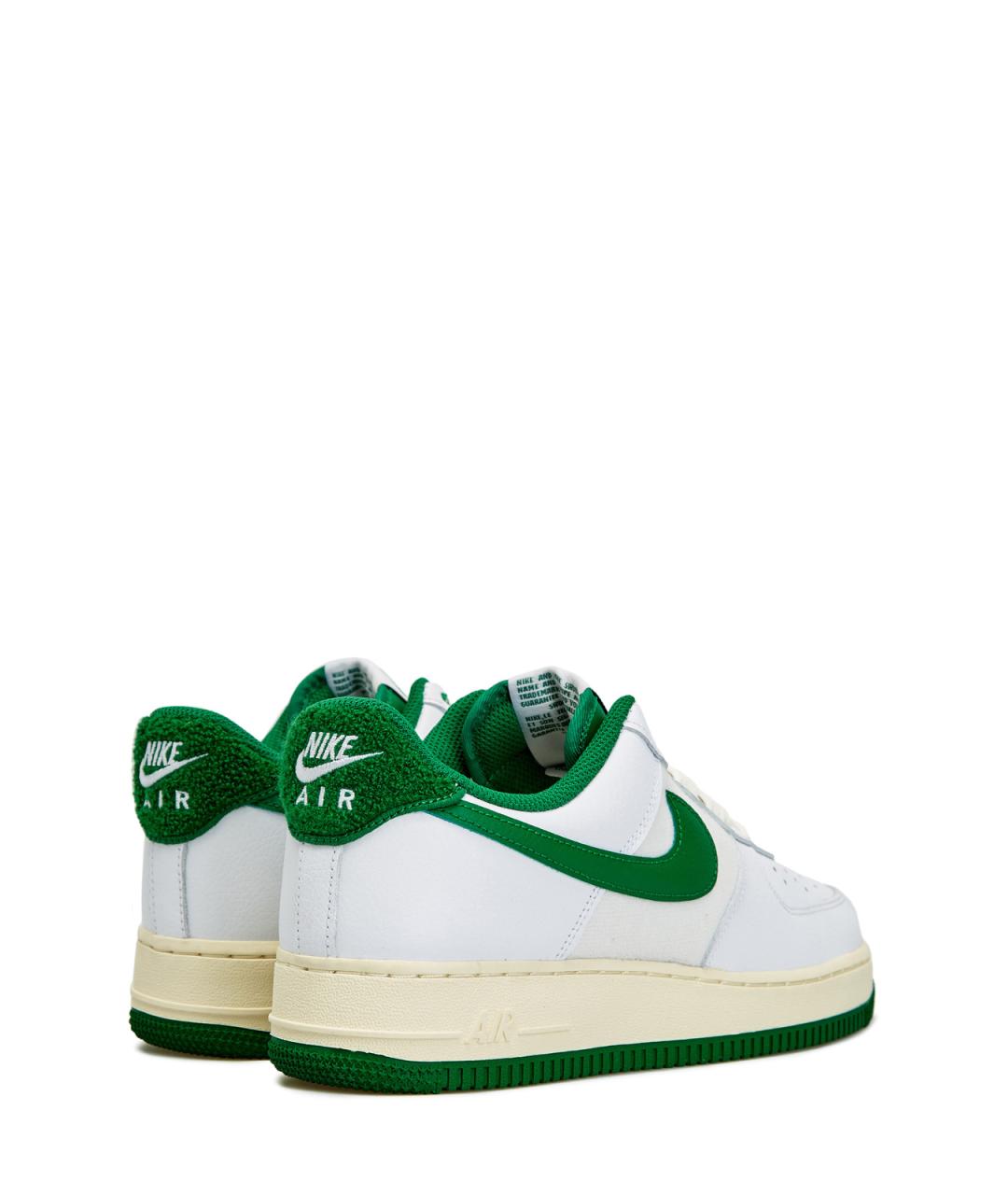 NIKE Зеленые кожаные низкие кроссовки / кеды, фото 3