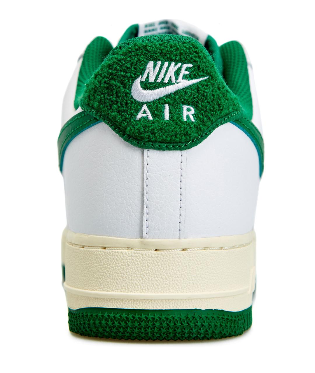 NIKE Зеленые кожаные низкие кроссовки / кеды, фото 5