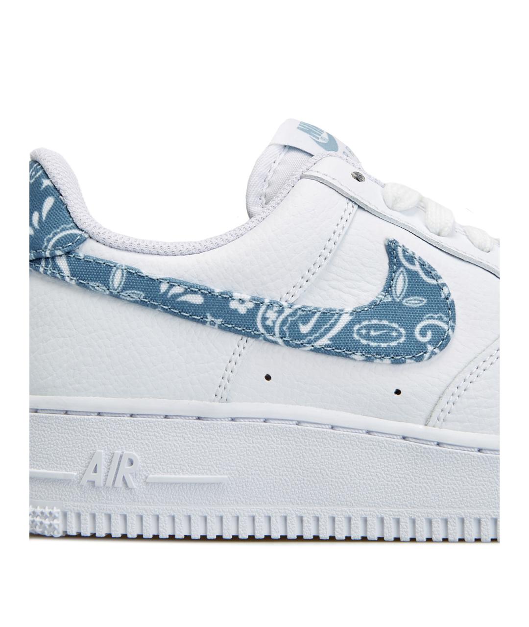 NIKE Белые кожаные низкие кроссовки / кеды, фото 4